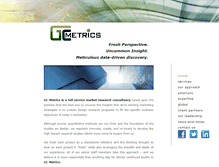 Tablet Screenshot of gcmetrics.com